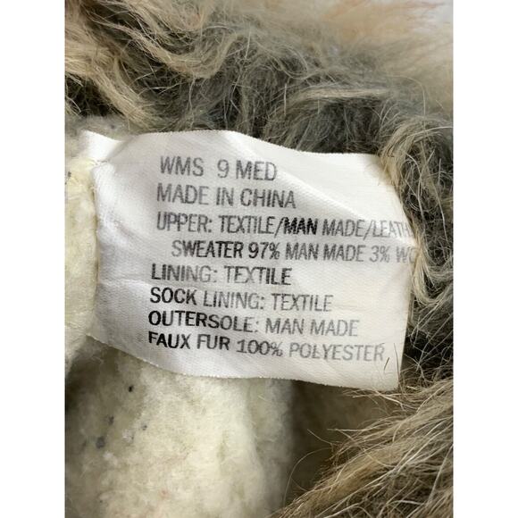 Totes Womens Weatherproof Faux Fur Lined Winter Boots Size 9 Medium Brown & Red - Picture 4 of 9